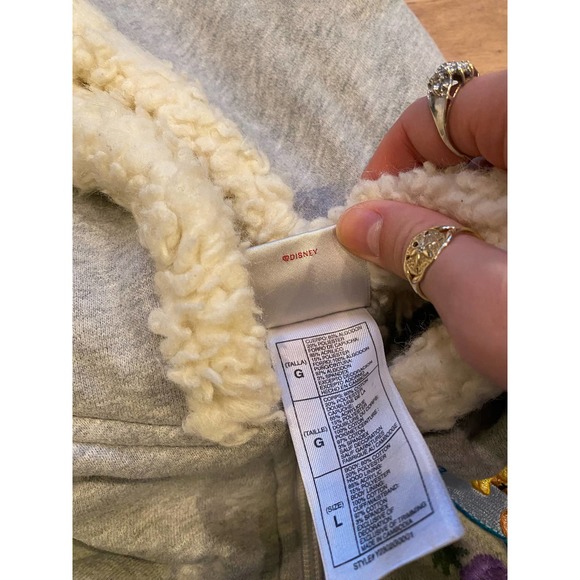 Vintage Disney Tinkerbell Grey Zip Up Jacket - Picture 6 of 10